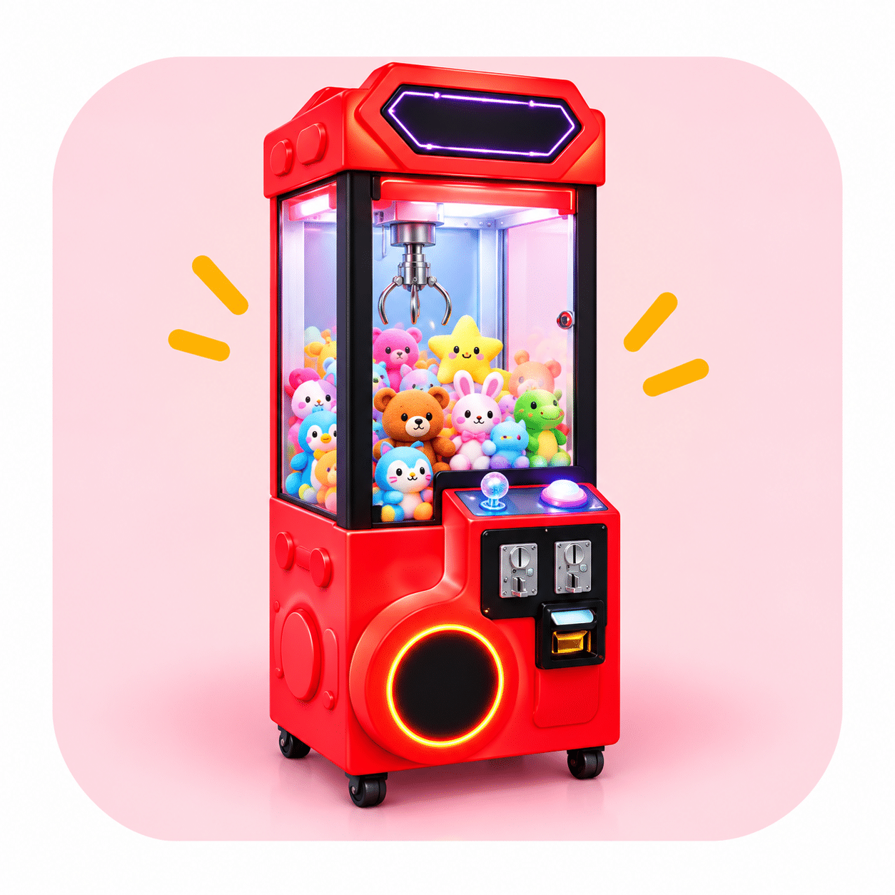 Big Red Claw Machine