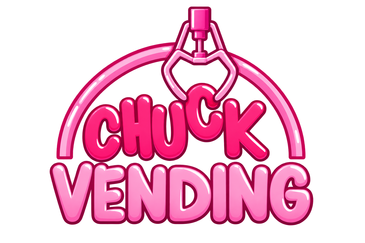 Chuck Vending Pink Logo
