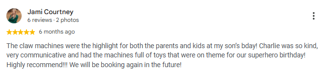 Google review screenshot 1